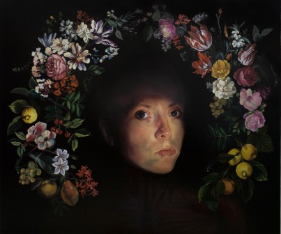 obraz z cyklu Inner Garden, olej na płótnie, 100x120cm, 2015
